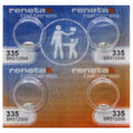 4 Pcs Renata 335 Button Cell 1.55V Batteries