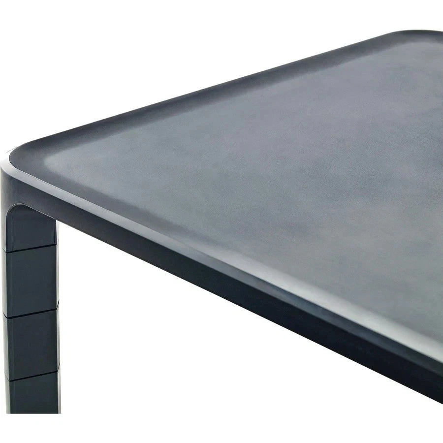 3M MS85B Adjustable Monitor Stand Desktop Riser for Laptop/Monitor, Black