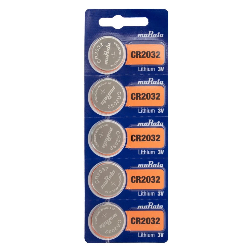 MURATA CR2032 5 NEW 3V Lithium Coin Battery FRESHLY NEW- Replaces Sony