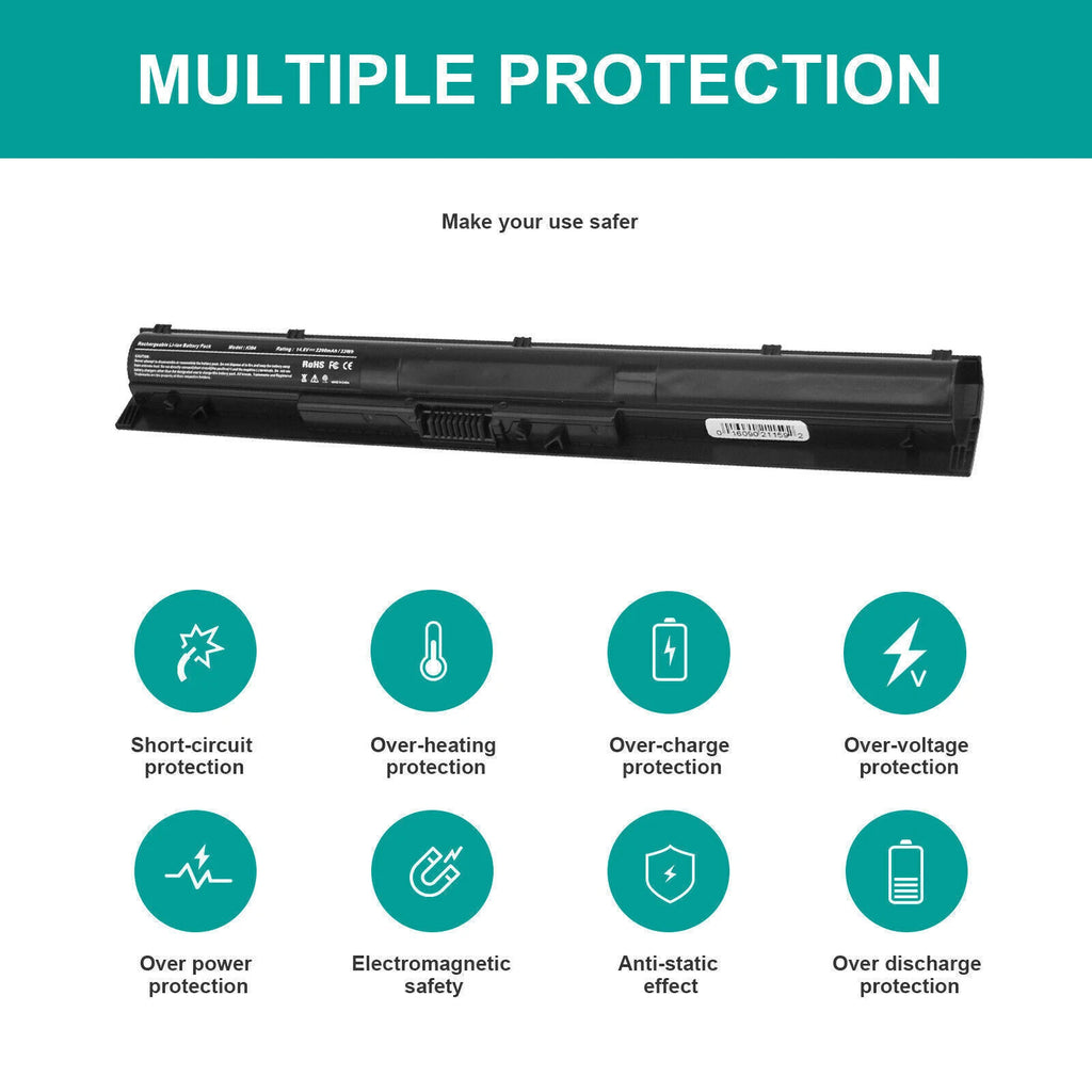 Laptop Battery KIO4 K104 KI04 800049-001 Compatible with HP HSTNN-LB6S Pavilion