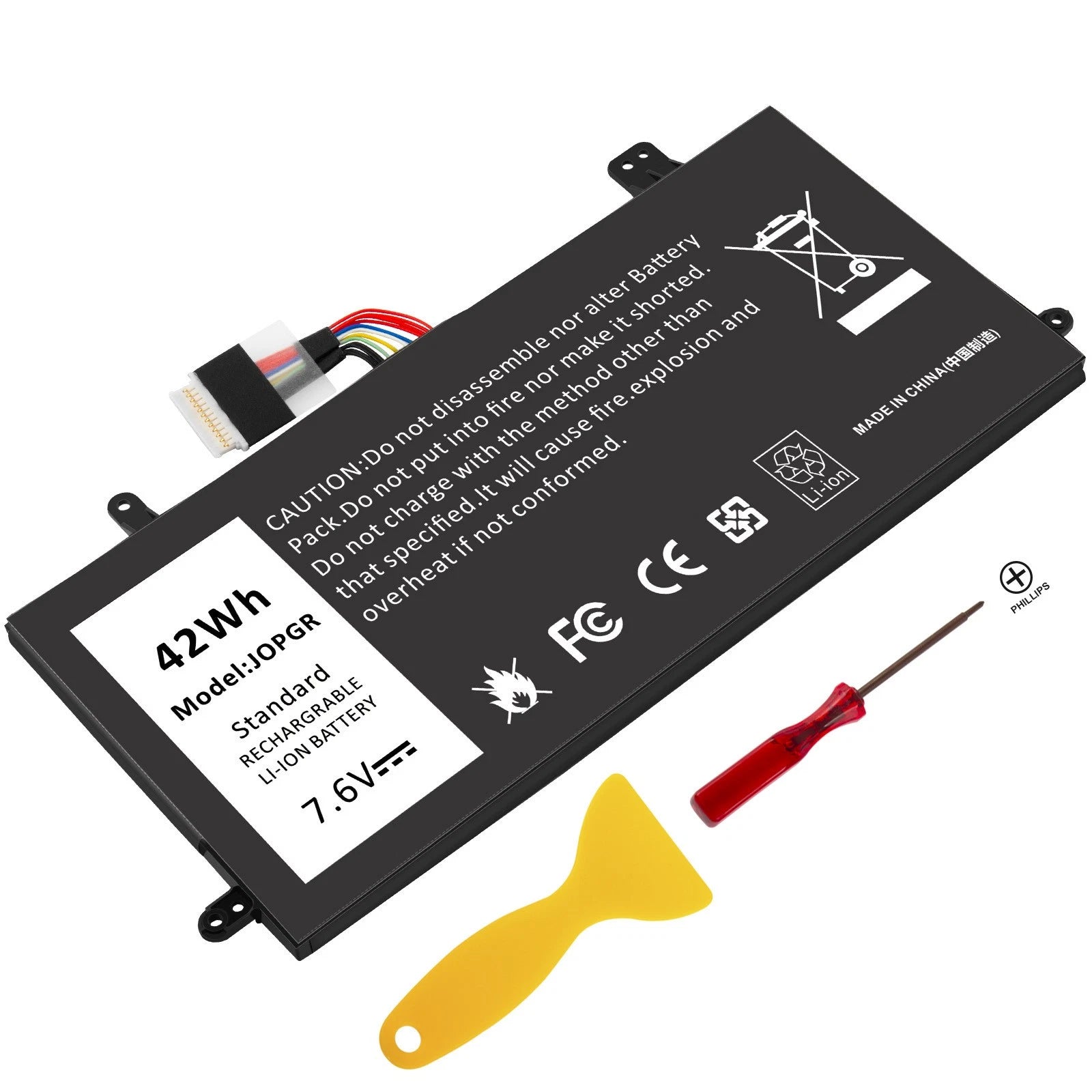 ?LOT 1-30 JOPGR J0PGR 1WND8 Battery For Dell Latitude 5285 5290 2-in-1 T17G 42Wh
