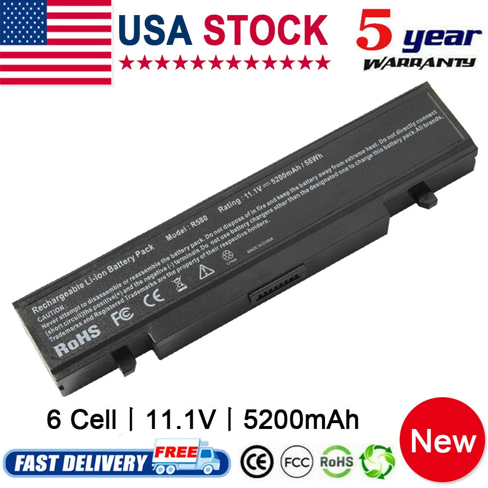 5200mAh Battery for Samsung NP300E4C NP300E5A NP300E5AI NP300E5C Laptop Notebook