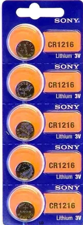 2- Sony CR1216 Lithium Button Cell Battery Free Ships From USA!