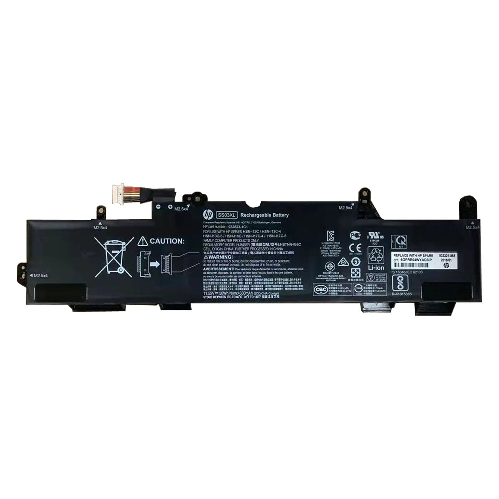Genuine SS03XL Battery For HP ZBook 14U G5 EliteBook 840 G5 G6 730 735 740 50WH