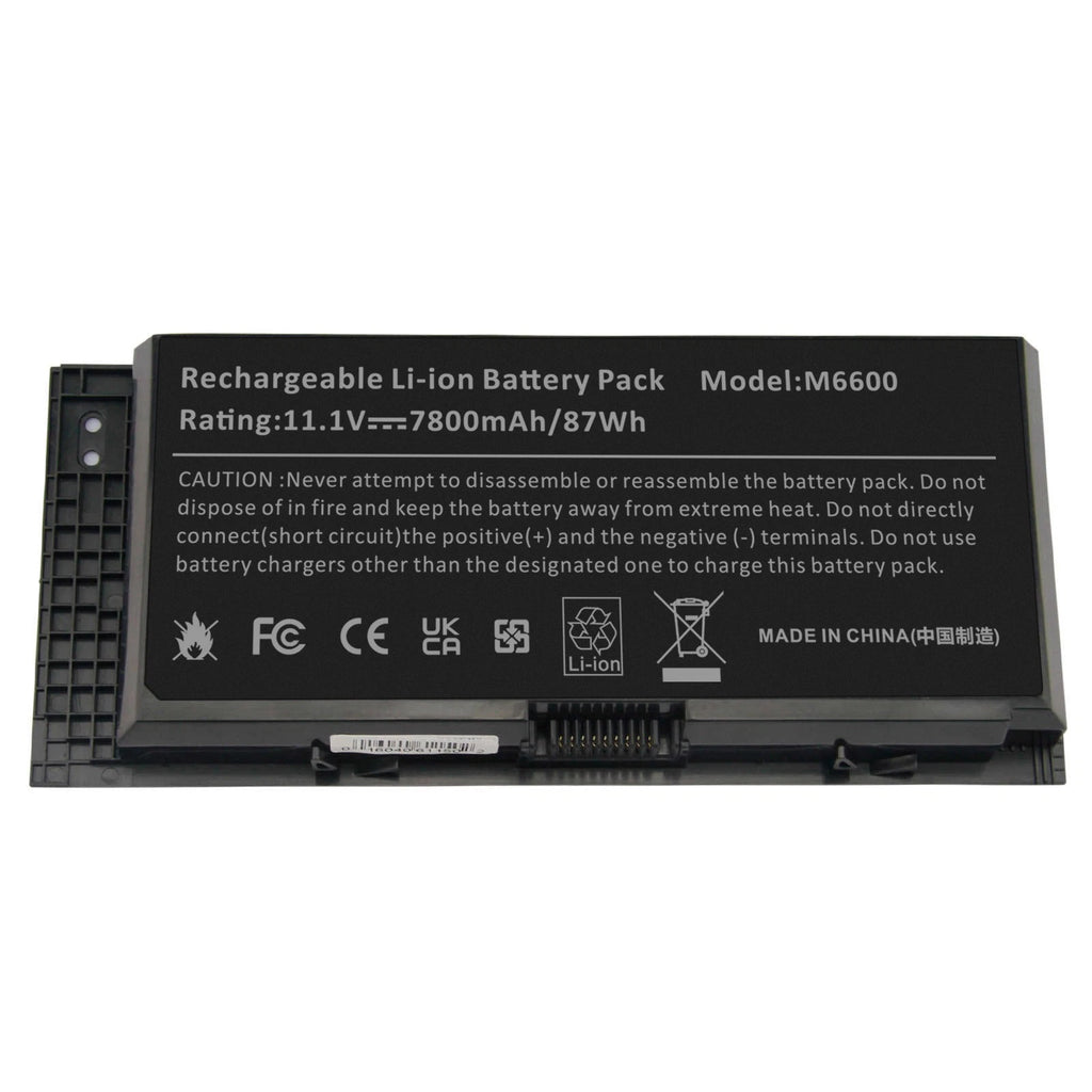 ?M6600 Battery For Dell Precision M4600 M4700 M6700 M6800 R7PND FV993 T3NT1 89Wh