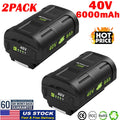 1-2X Battery for Ryobi 40V OP40602 Lithium Battery LED OP4050 OP40261 40 Volt US