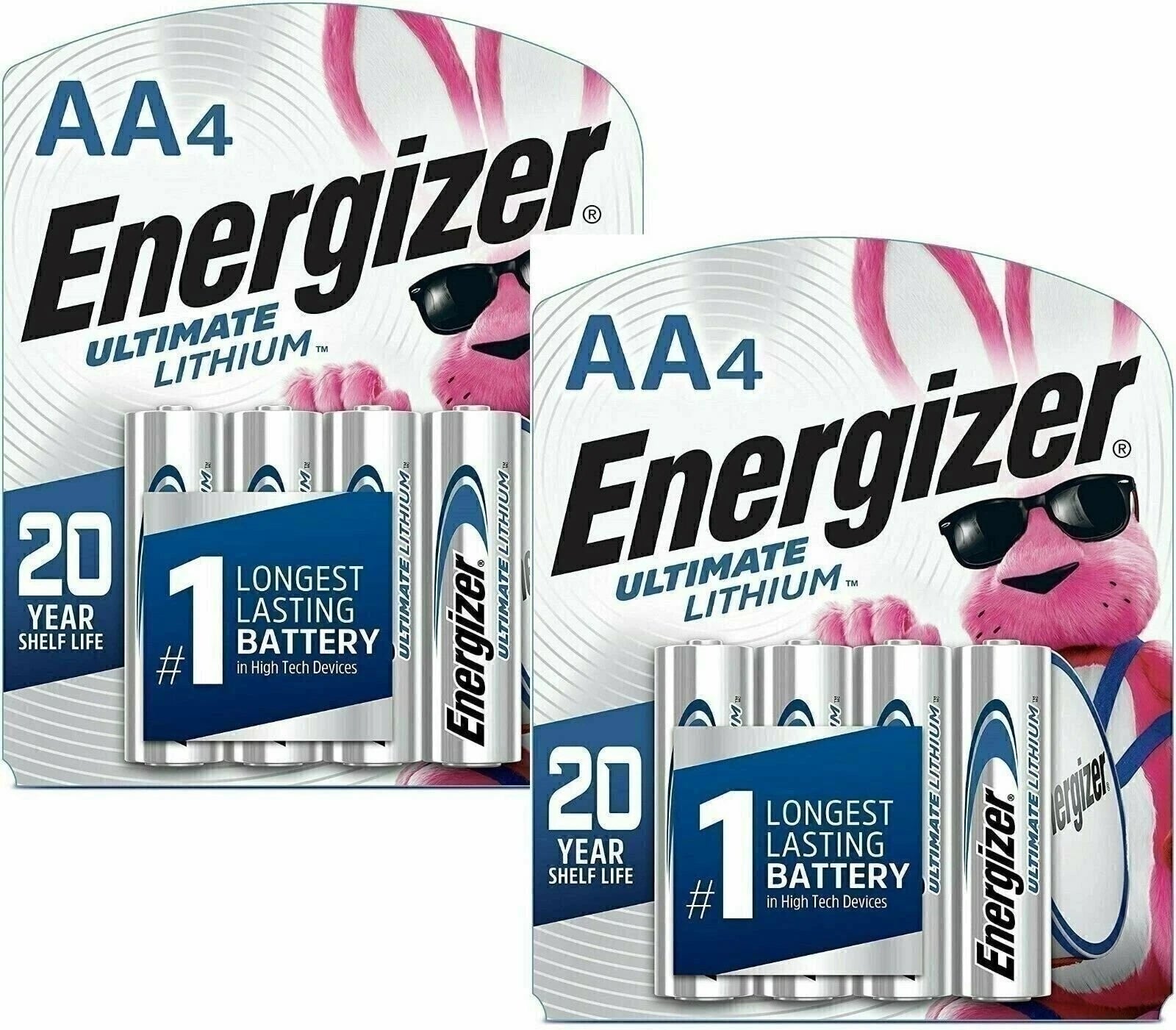Energizer Ultimate Lithium AA Batteries 8 Pack (L91SBP-8) BRAND NEW