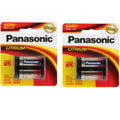 2 Pack Panasonic 2CR5 6V Lithium Battery DL45, KL2CR5, 5032LC