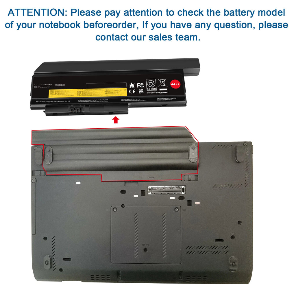 44++ X230 Battery X220 X220i For Lenovo-ThinkPad 0A36281 45N1027 45N1029 0A36307