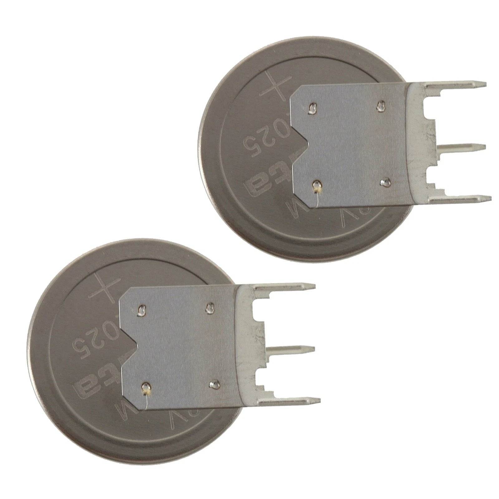 2x CR2025RV-MFR-LF 3V Lithium Coin Battery 3-PIN VERT for Pentium PCB