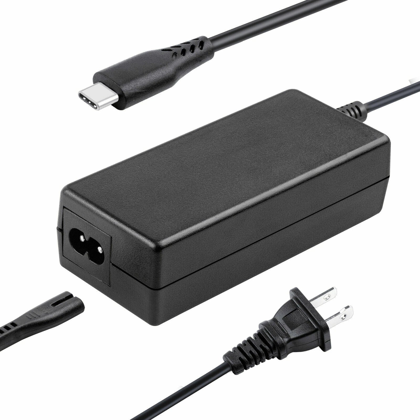 65W TypeC AC Charger for DELL Chromebook 13 3380 Power Supply Adapter Cord