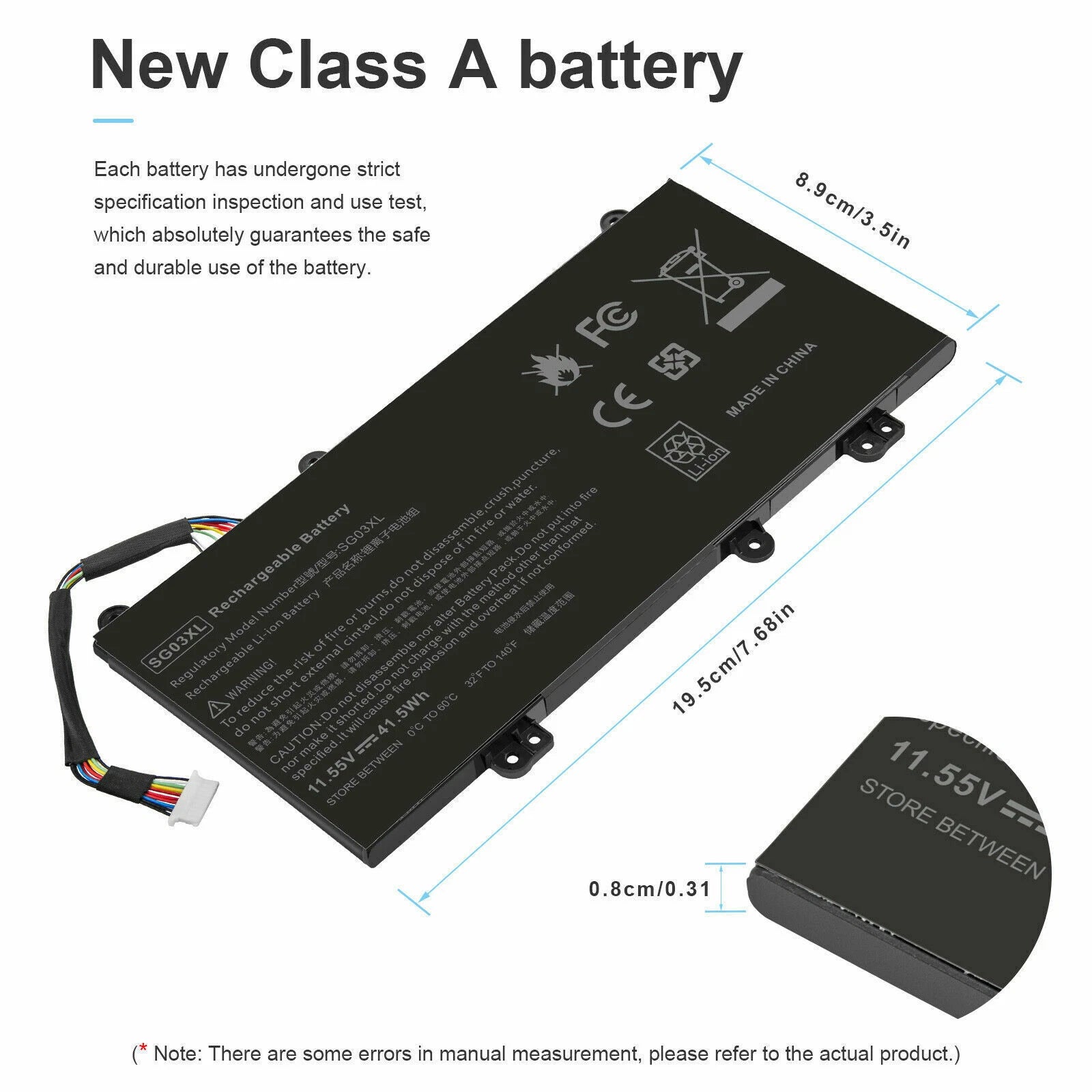 SG03XL Battery for HP Envy M7 M7-u009dx M7-u109dx 17-u163cl 17t-U100 849048-421
