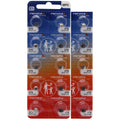 15 Renata 379 (SR521SW) Coin Cell Silver Oxide Batteries