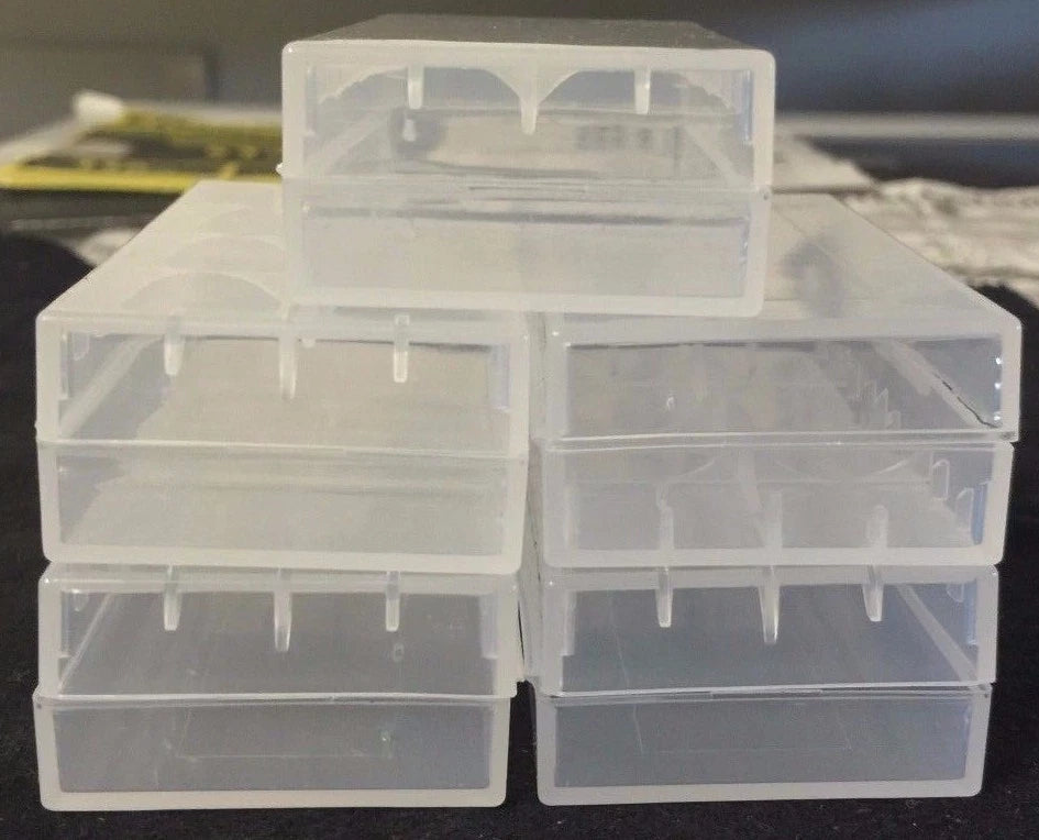 Brand New "5" Plastic Storage Case Holder Box 18650 Battery