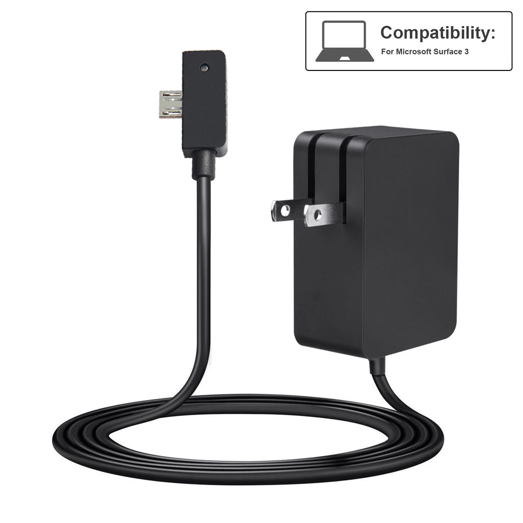 13W AC Adapter Micro USB Charger For Microsoft Surface 3 Tablet 1623 1624 1645