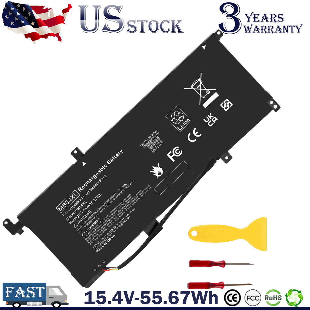 MB04XL Battery for HP Envy X360 M6-AQ005DX 15 Convertible PC 843538-541 55.67Wh