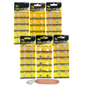 61pc Watch Cell Battery Variety Pack 361, 396, 392, 370, 399, 392