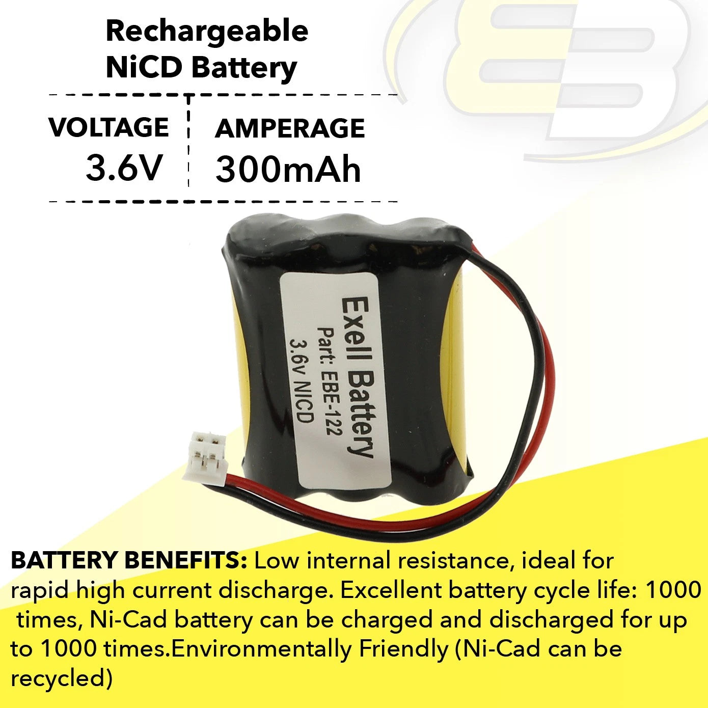 5pc ATM Compatible With Battery Fits Resistacap Inc. N250AAAF3WL