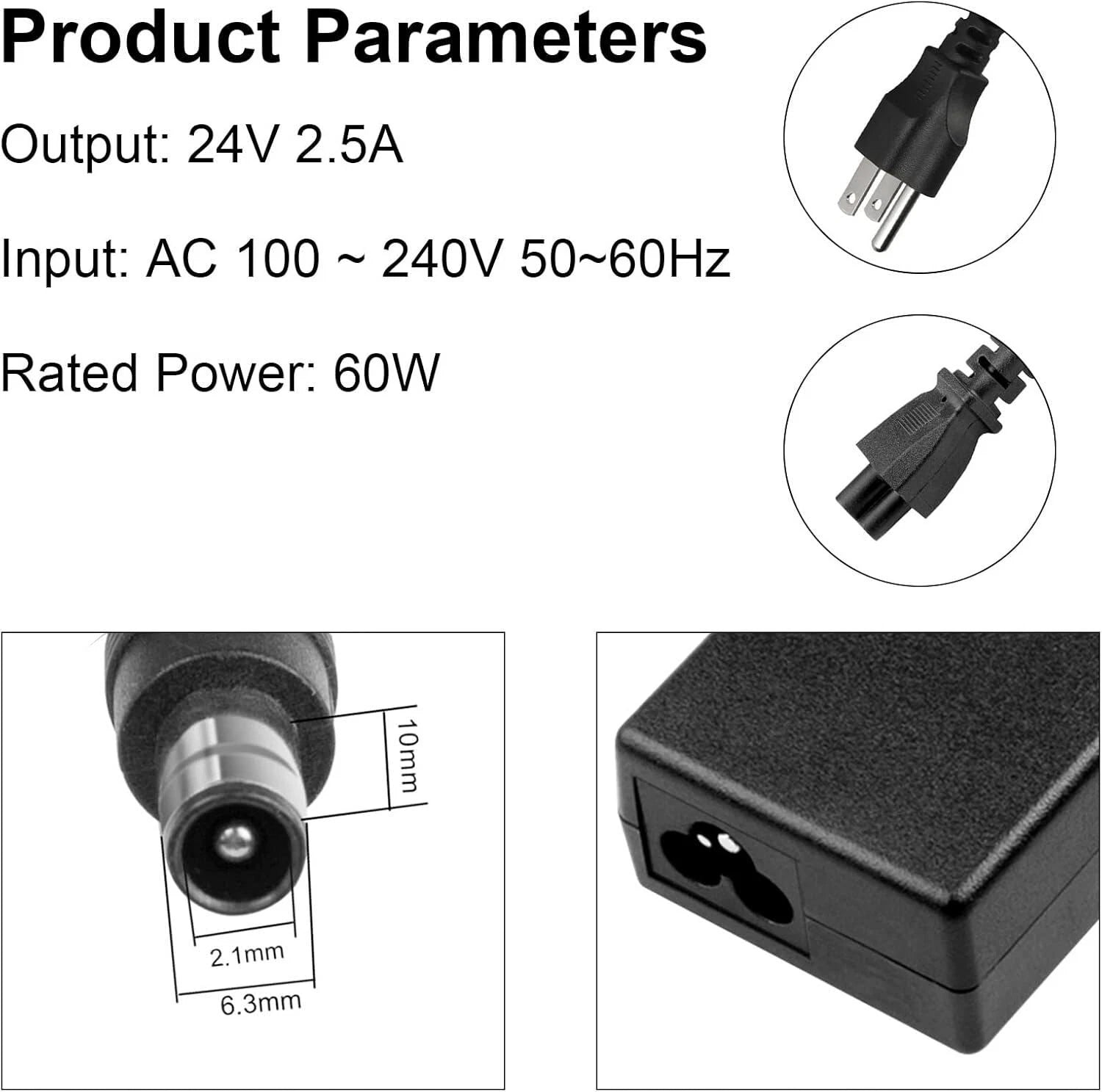 24V Charger for Samsung HW-B450 HW-B550 HW-B650 HW-C450 HW-S50B HW-Q600B HW-Q700