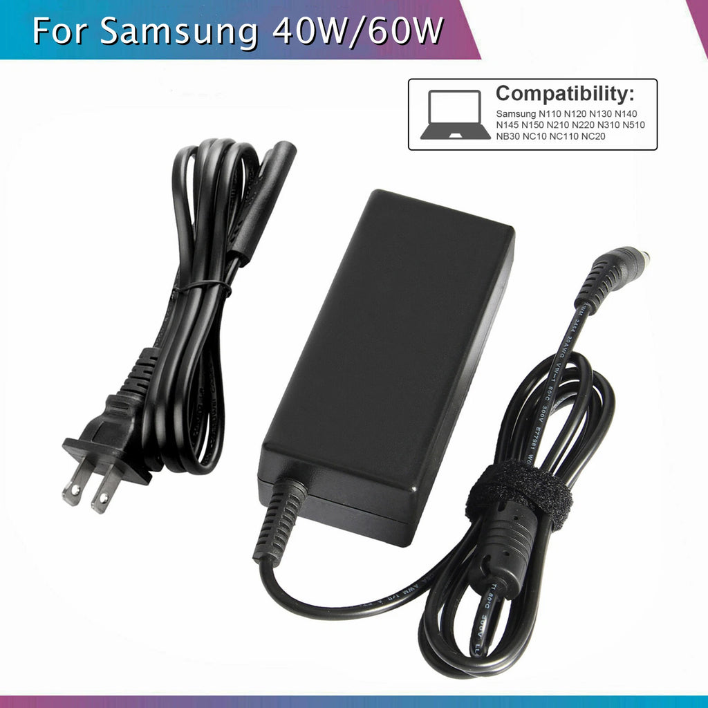 60W AC Adapter Charger For Samsung NP510R5E-A01UB NP510R5E-A02UB NP520U4C-A01UB