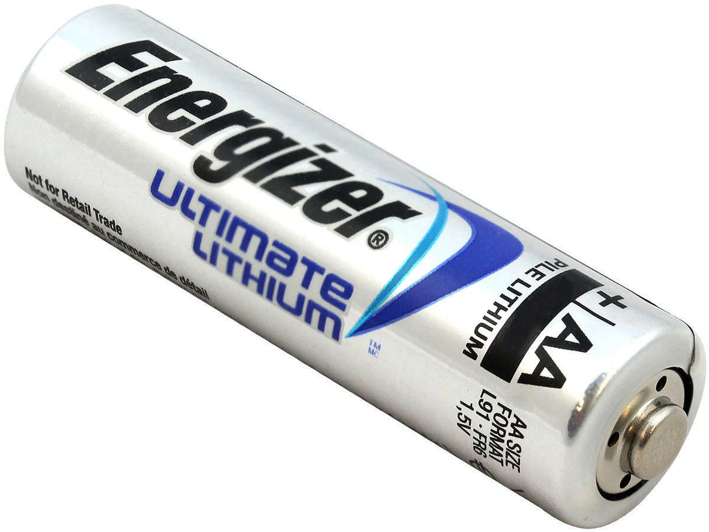 24 Energizer AA Ultimate Lithium Batteries, L91BP FRESH BATTERIES