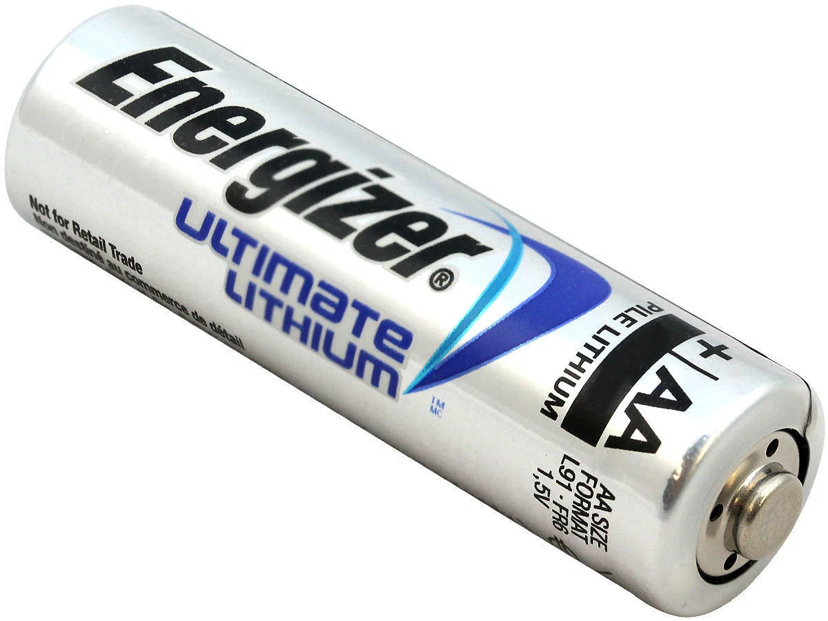 24 Energizer AA Ultimate Lithium Batteries, L91BP FRESH BATTERIES