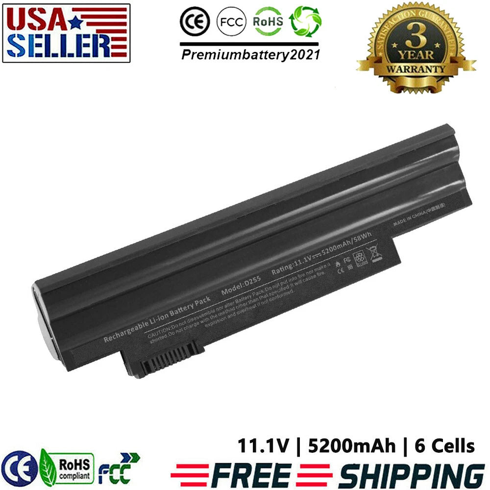Battery for ACER Aspire one 522 722 D255 D255E D257 D260 D270 AL10A31 AL10B31 PC