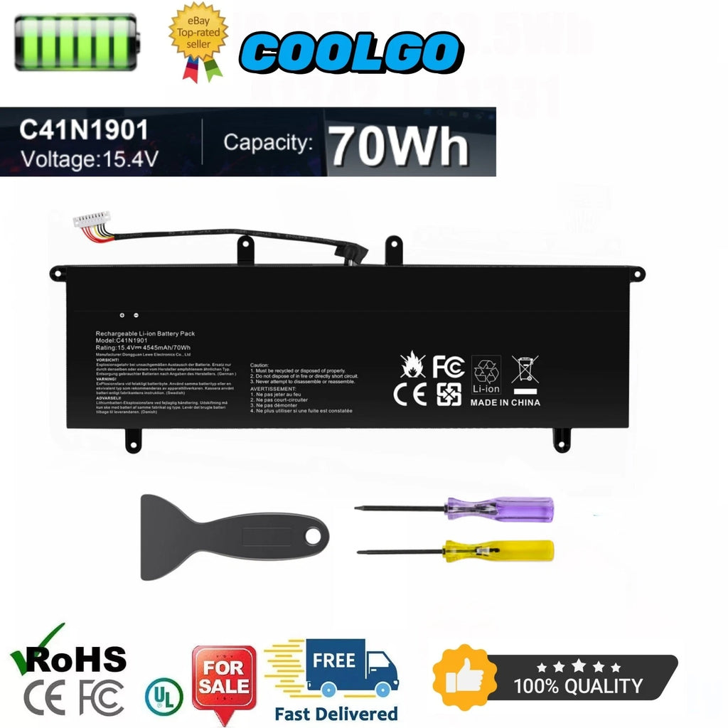 C41N1901 Battery For ASUS ZenBook Duo UX481F UX481FA UX481FAY UX481FLY UX4000FL