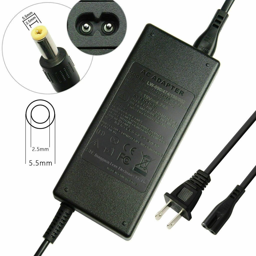 90W 19V Tablet PC Charger Power Adapter For Fujitsu LifeBook T732 T734 S752 S762