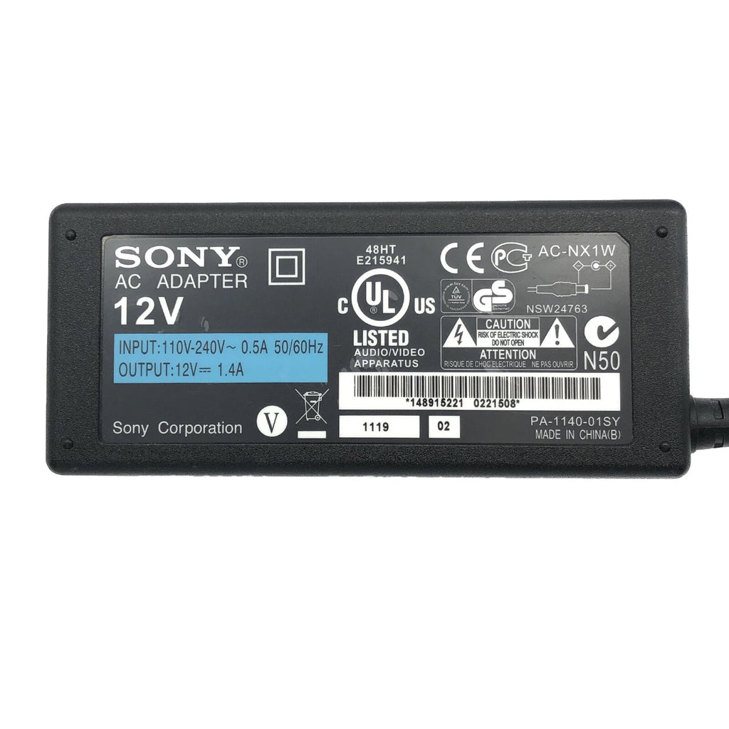 NEW Genuine Sony 17W AC Power Adapter AC-NX1W Charger PA-1140-01SY