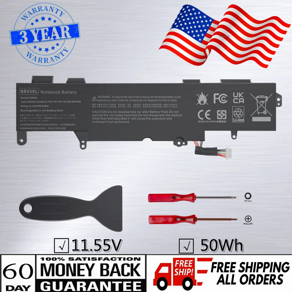 SS03XL Battery For HP EliteBook 840 G5 G6 730 735 740 745 830 836 846 933321-855