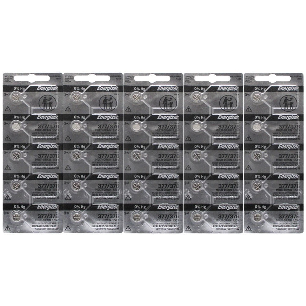 25 Energizer 377 376 Watch Battery SR626SW SR626W