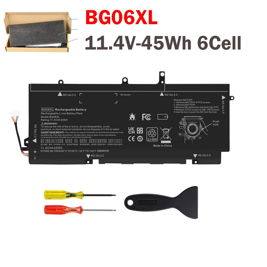 BG06XL Battery for HP EliteBook 1040 G3 Series BG06045XL 804175-181 Laptop 45Wh