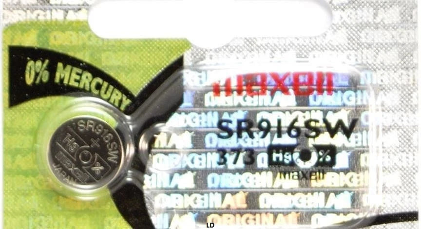 373 MAXELL WATCH BATTERIES (2 piece) SR916SW SR68 V373 D373 New AuthorizedSeller