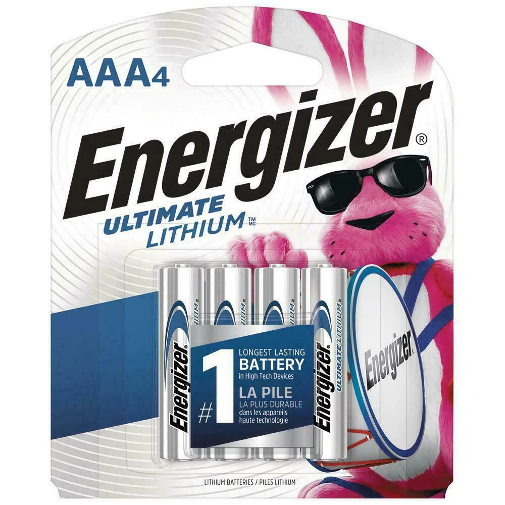 Energizer AAA Ultimate Lithium Long Lasting Batteries, 36 Count