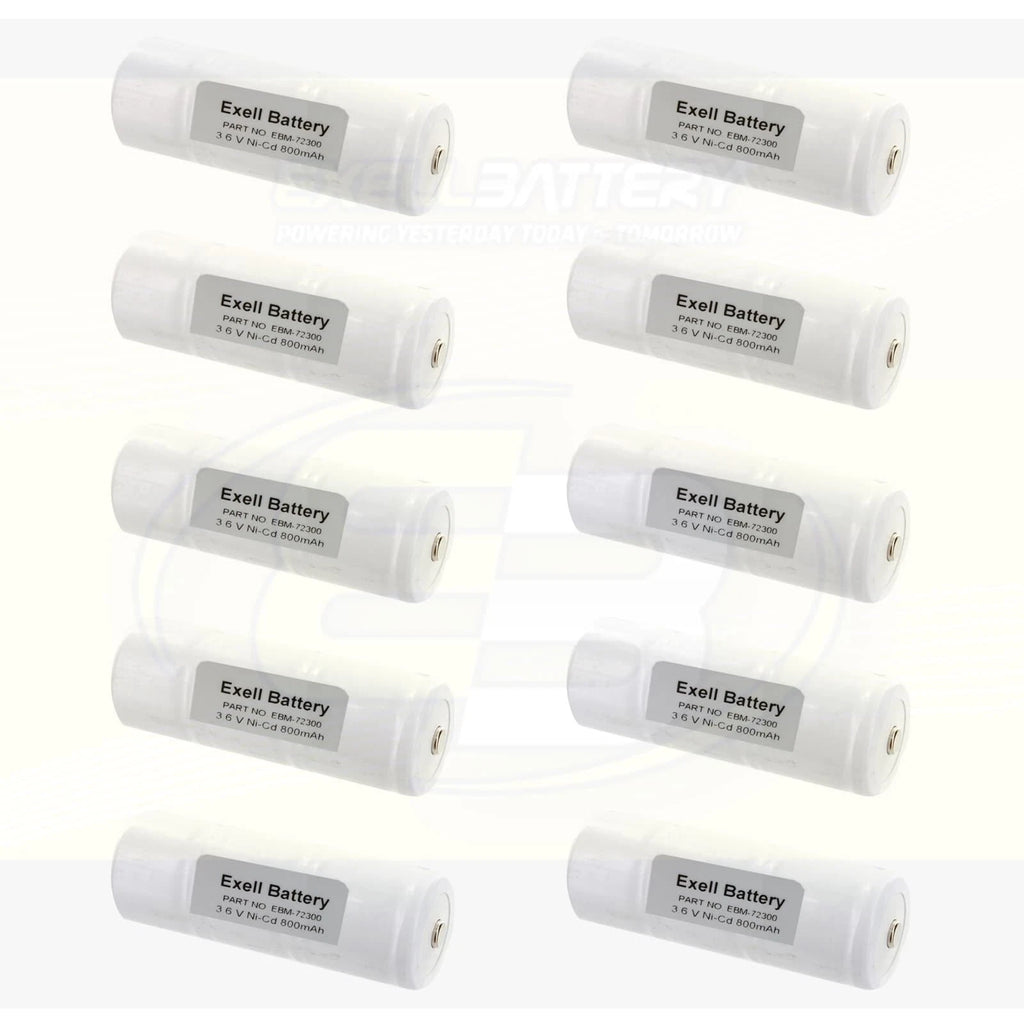 10pc MED Battery Fits Welch Allyn 71000-A,71000-C,71020-A, 71020-C, 71050C