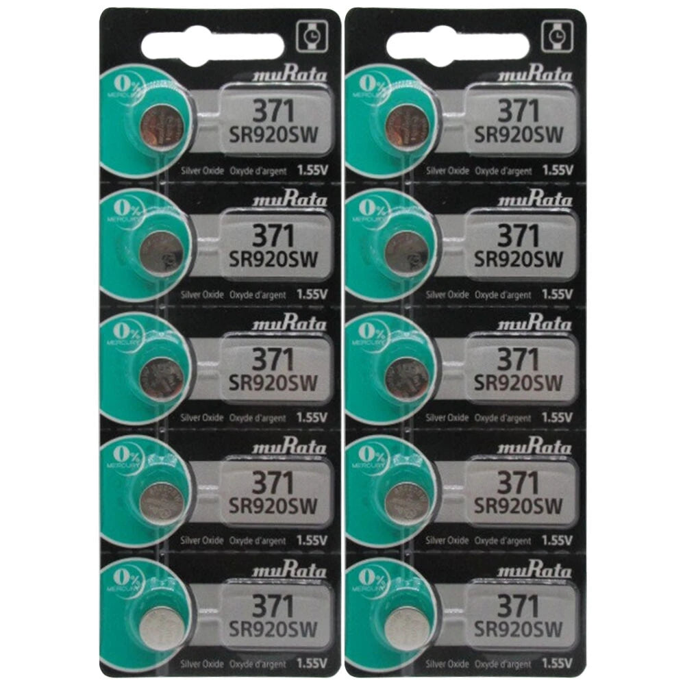 20 Murata Silver Oxide SR920SW SR920W SR920 1.55V Battery- Replaces Sony