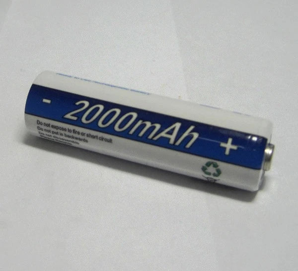 1 Pc AA 2000mAh 1.2V Ni-MH Rechargeable Batteries New Energy