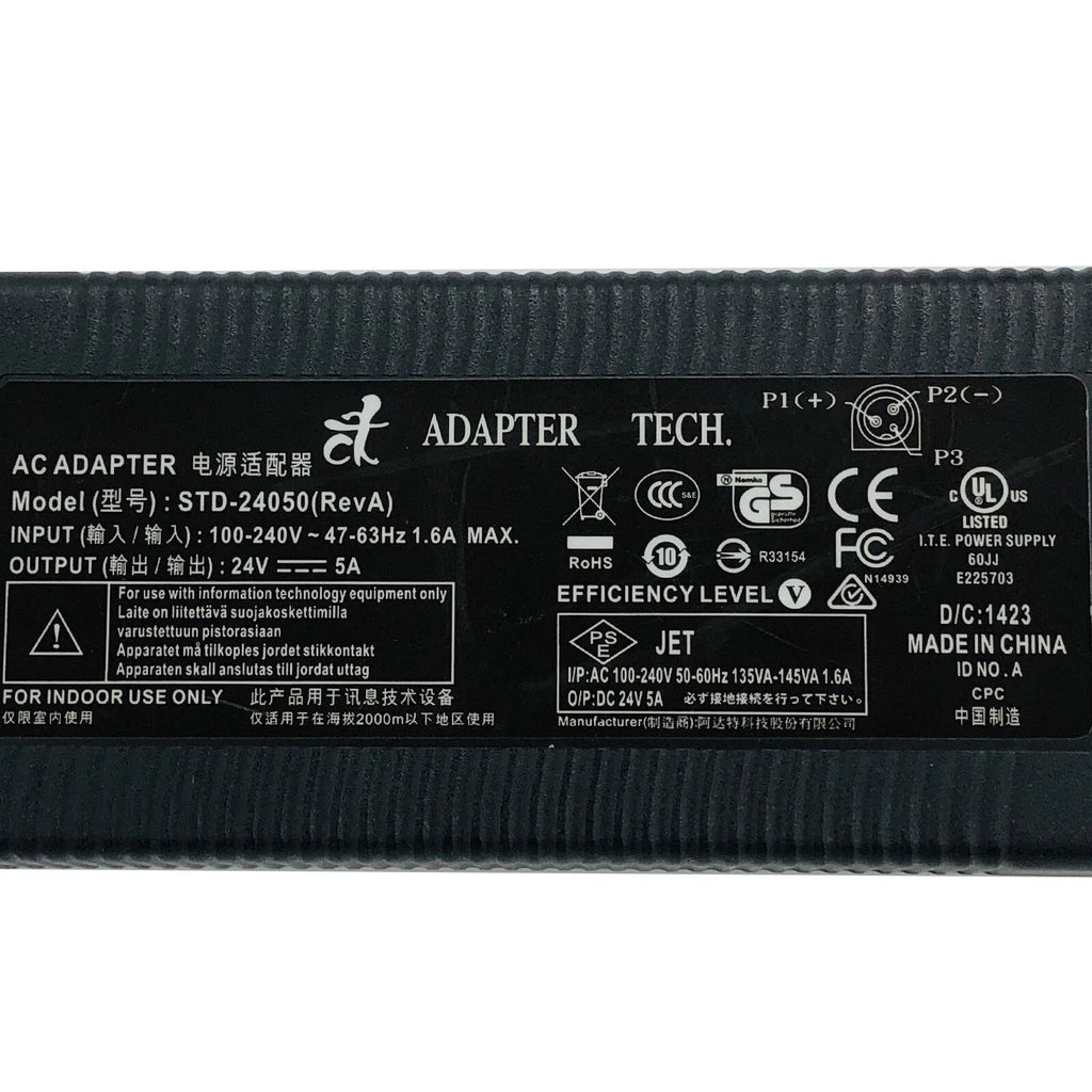 NEW Genuine AC Adapter Adapter Tech AC Adapter STD-24050 Power Supply 24V 5A