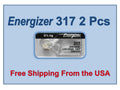 2 Energizer Silver Oxide SR516SW SR516W SR516 1.55V Battery