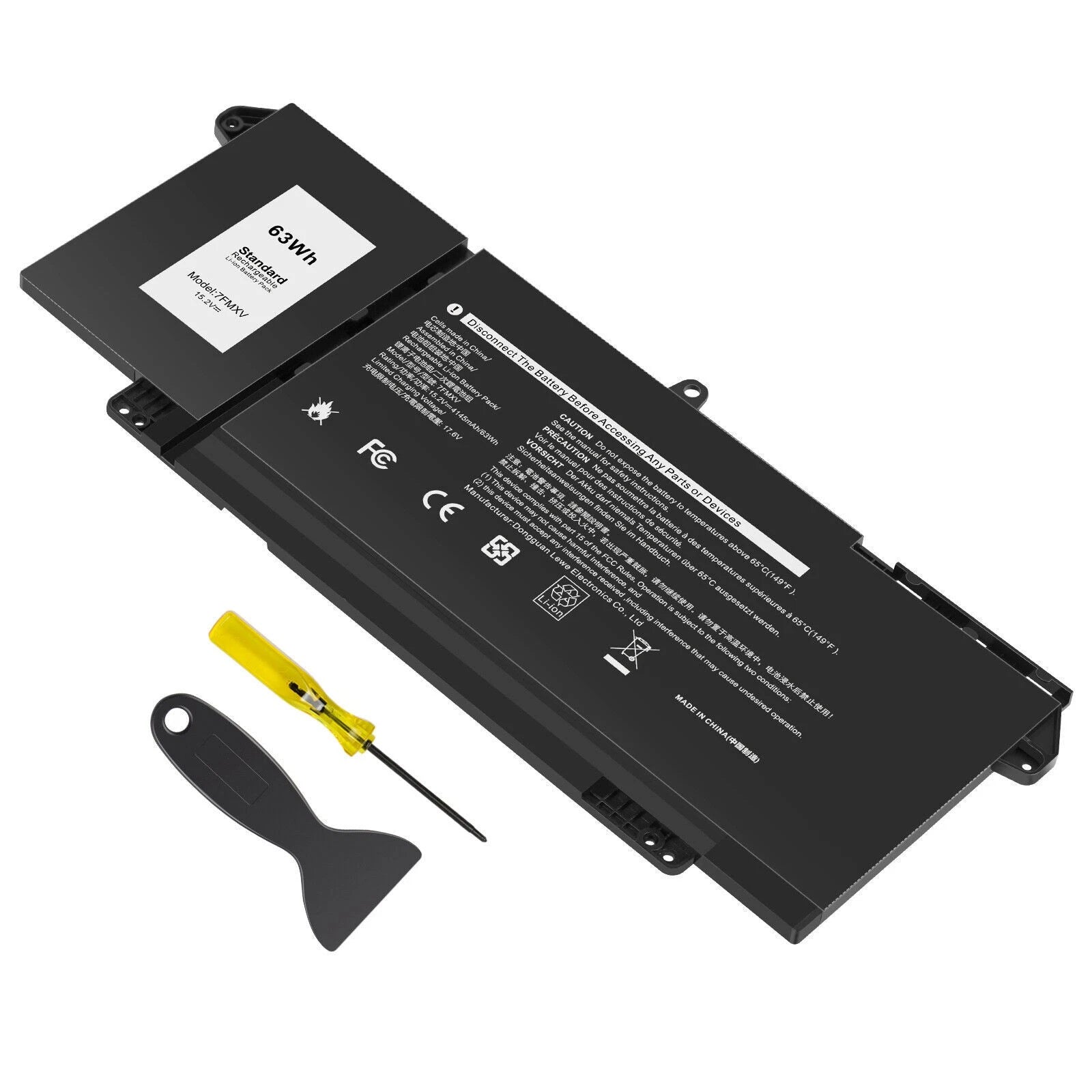 ?For Dell Latitude 5320 7320 7420 7520 63Wh Battery 7FMXV 4M1JN TN2GY 727CG NEW