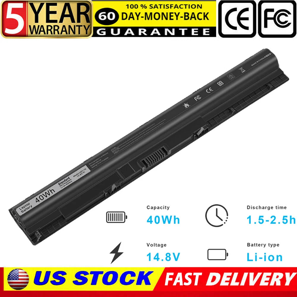 M5Y1K Battery for Dell Inspiron 15 5000 3000 5566 5555 5558 14 5559 5758/Charger