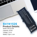 B41N1526 Laptop Battery For Asus ROG Strix GL502 GL502V GL502VT S5VT6700 67Wh