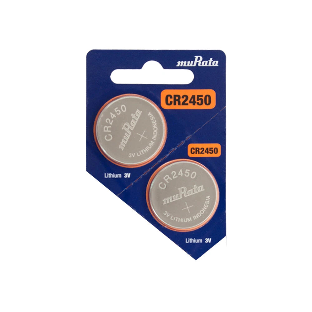 5 Pcs Murata CR2450 2450 Lithium Battery 3v, Replaces Sony