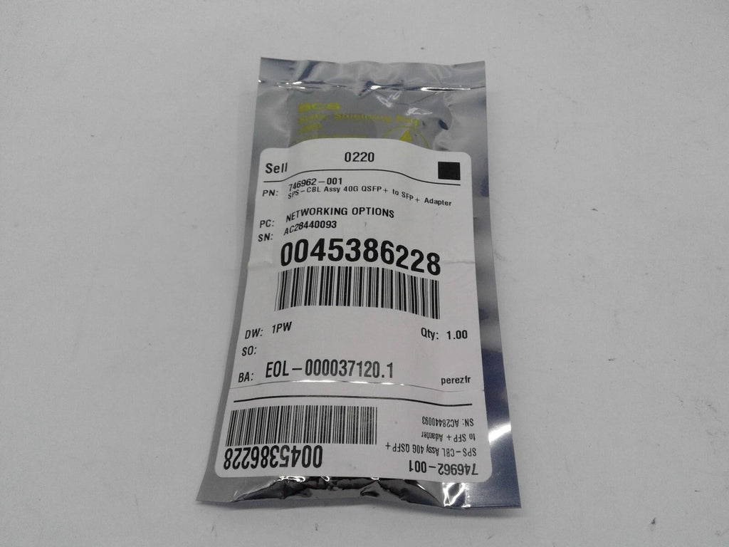 HPE BLC QSFP+ to SFP+ Network Adapter 720193-B21 40GE to 10GE 746962-001