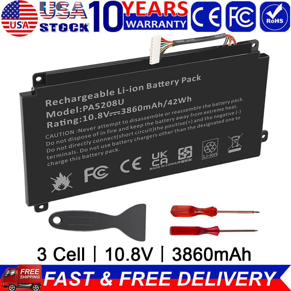 Battery For Toshiba Satellite L55W Series L55W-C5258 L55W-C5259 PA5208U-1BRS