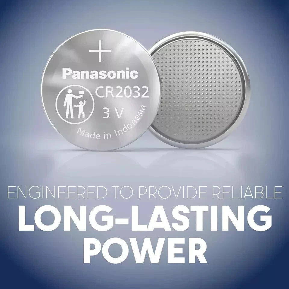 LOT 10-100 Panasonic LITHIUM BATTERY 3V CR2032 2032 BR2032 DL2032 Button Cell