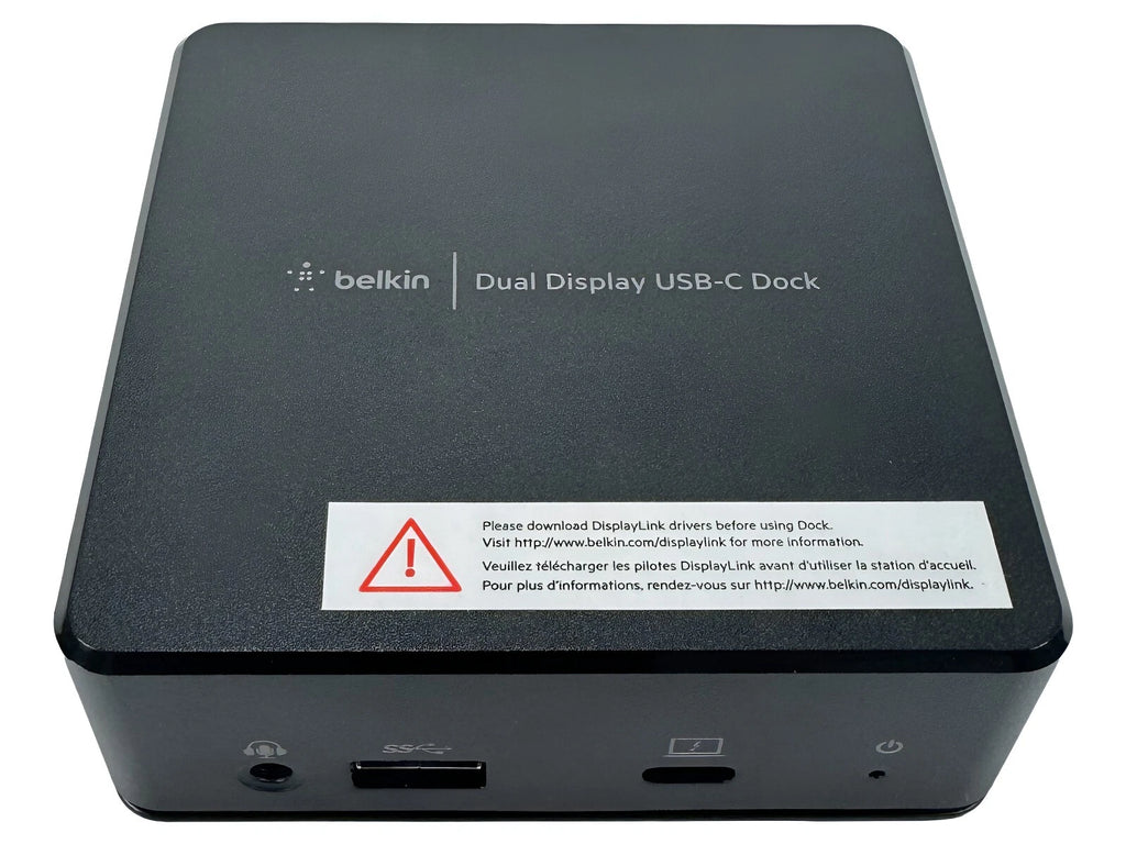 NEW Belkin Dual Display USB-C Docking Station INC002 Complete Set (Damaged box)