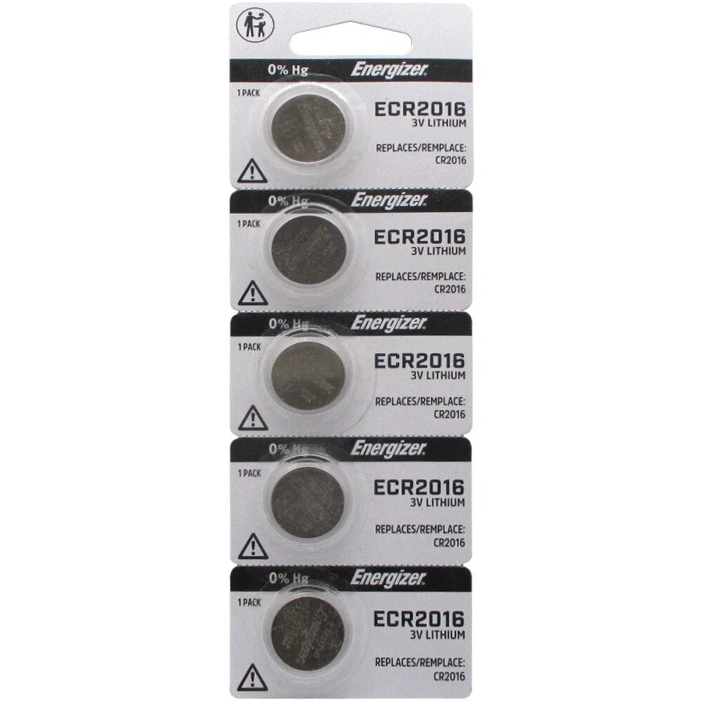 Energizer - CR2016 2016 3-Volt Lithium Battery 5 pk