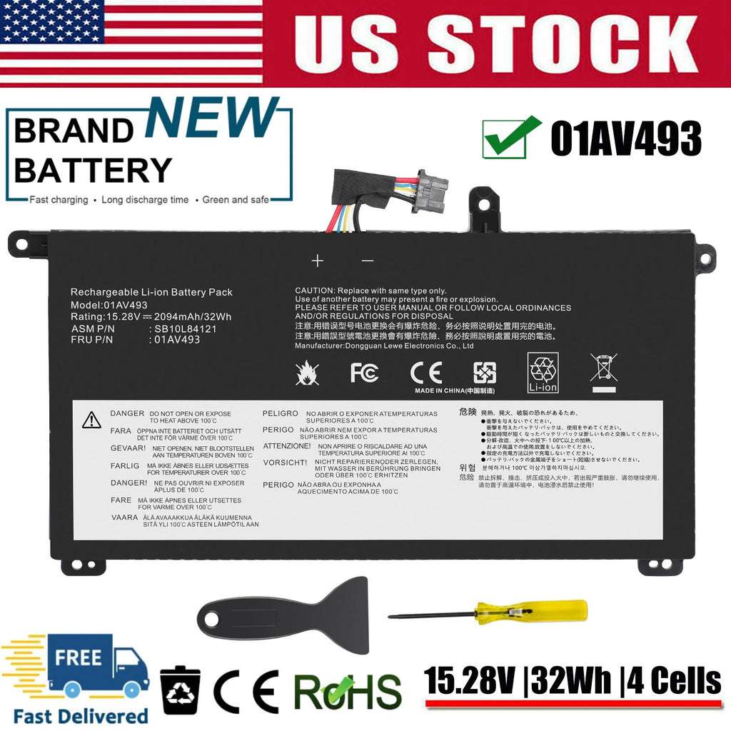 ?Internal Battery 01AV493 For Lenovo ThinkPad T570 T580 P51S P52S 00UR891 NEW